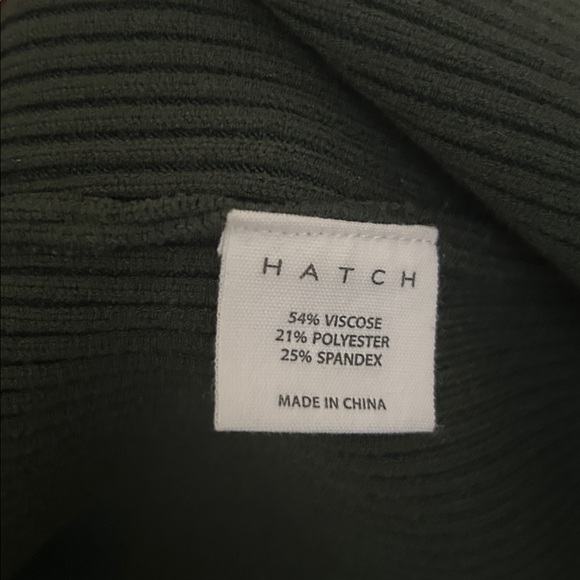 Hatch Olive Ribbed Sweater - Picture 6 of 9